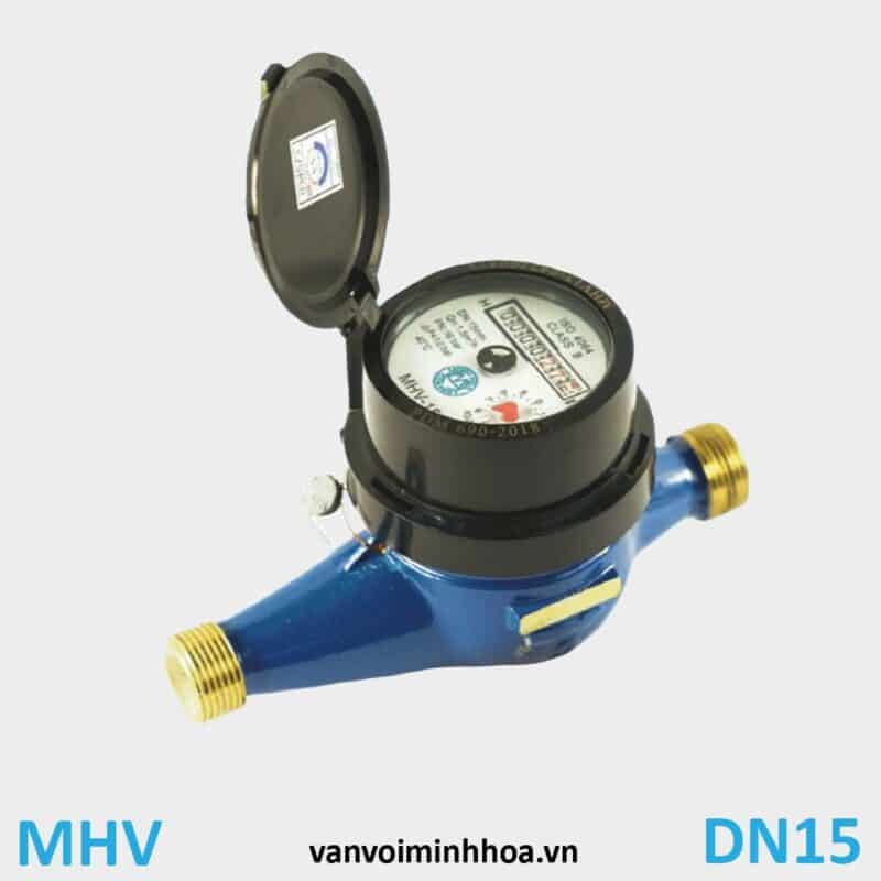 Đồng hồ nước Mình Hòa MHV phi 21 DN15 Thân đồng